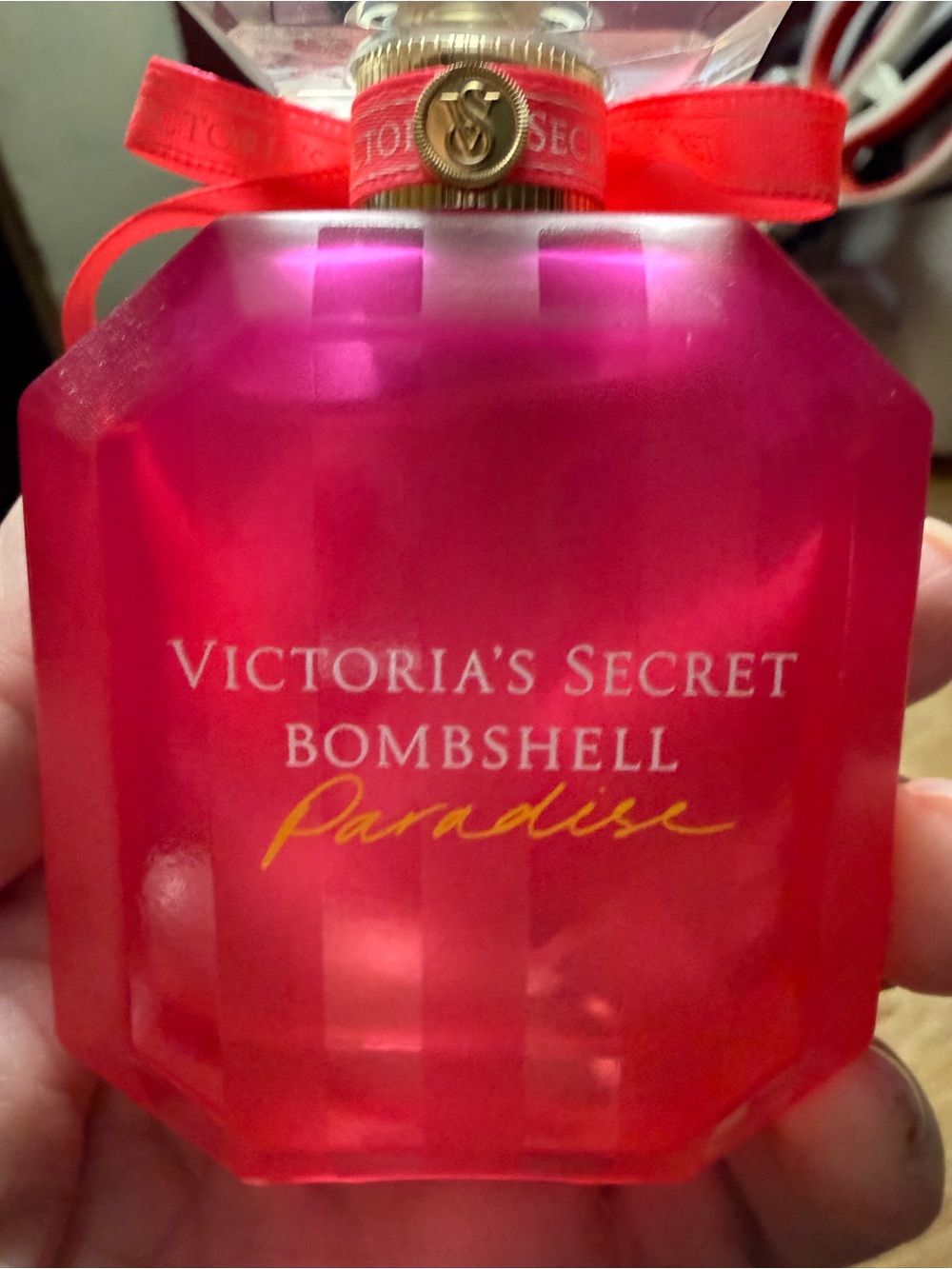 Victoria's Secret Bombshell Paradise Pink/Red Bottle 1.7 Fl oz.